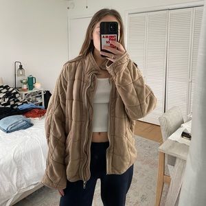 FREE PEOPLE DOLMAN QUILTED JACKET
